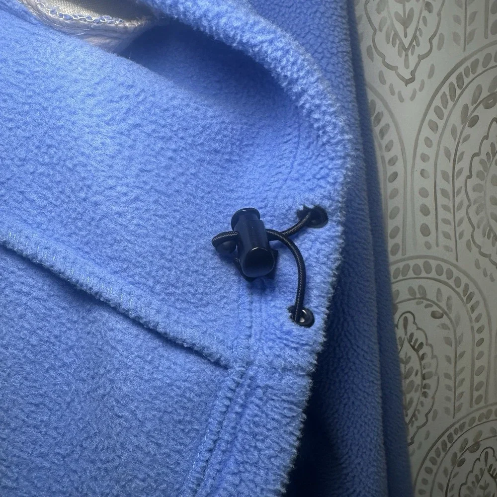Mens Lands End Fleece  Polartec Aircore 200 Fleece Jacket Blue Size L 42-44 Tall